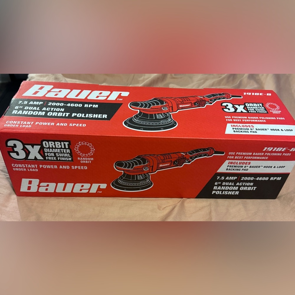 Bauer Red Dual Action Polisher